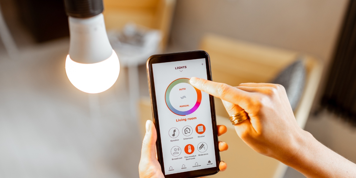 Philips app deals controlled lights