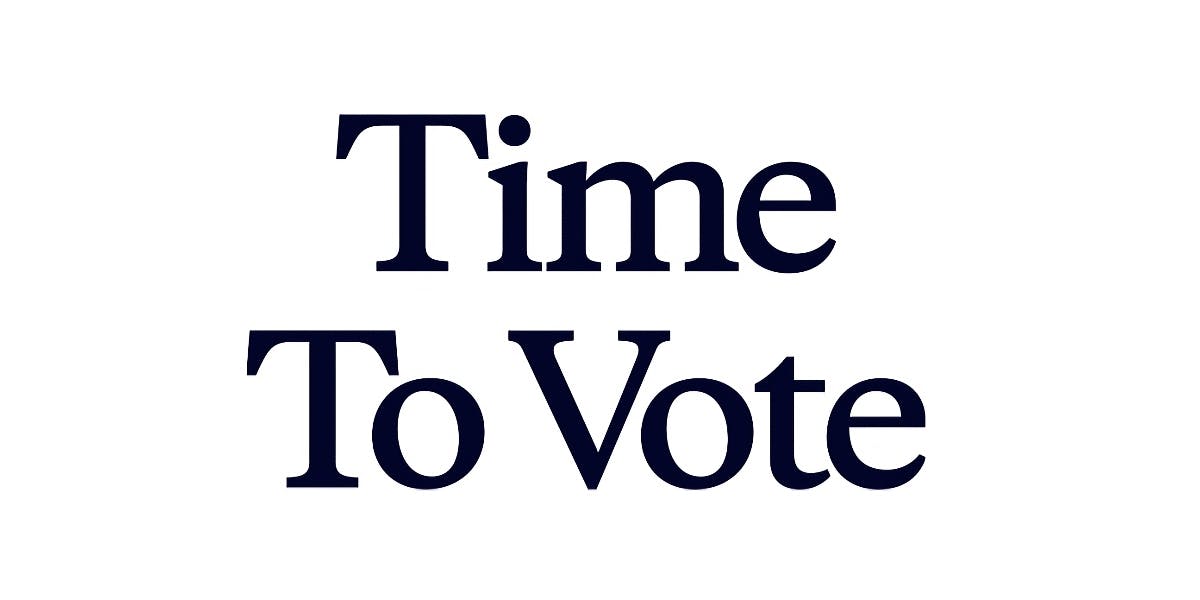 Time To Vote logo