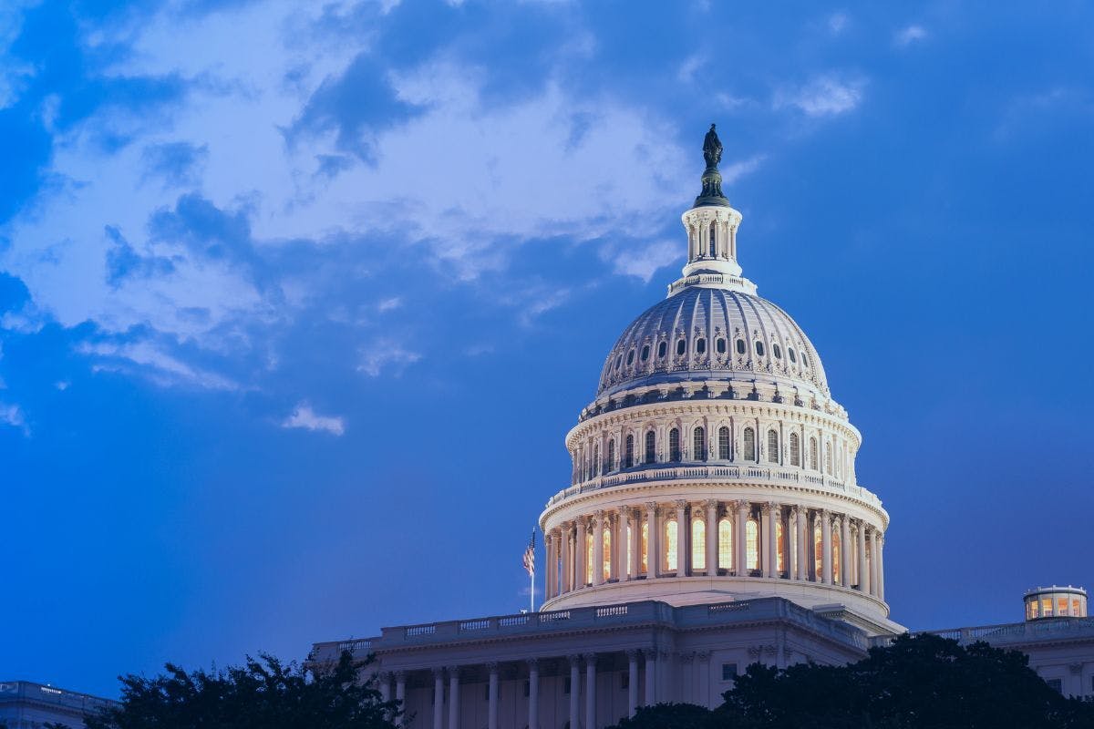 The United States Capitol.