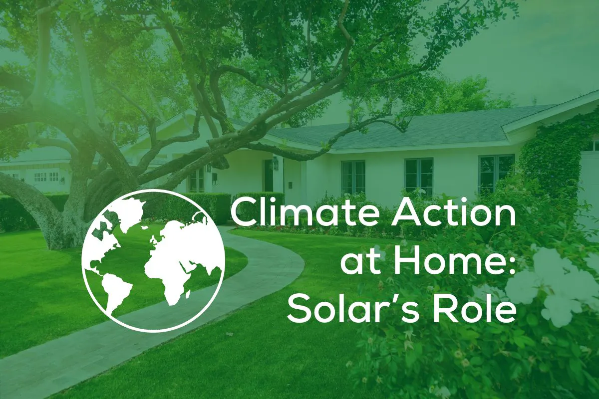 Climate Action House Climate Action at Home: How Solar Panels Contribute to a Greener Planet