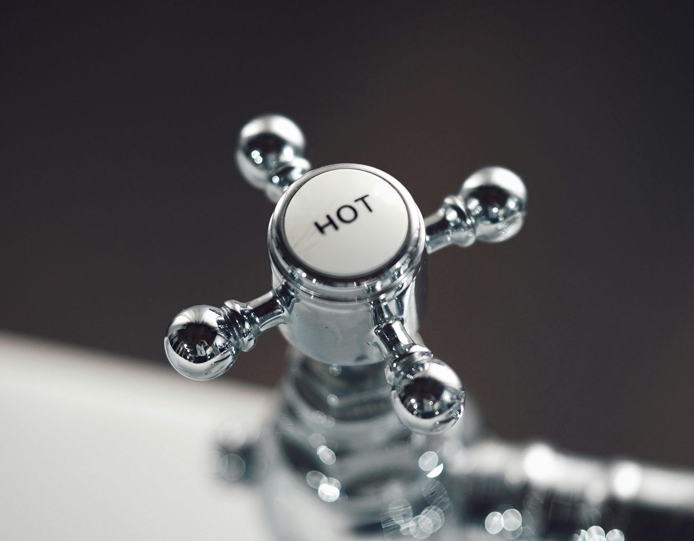 A hot water tap.