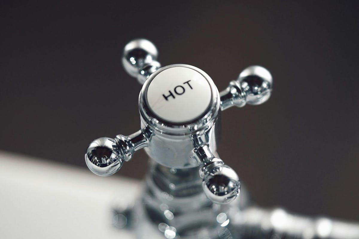 A hot water tap.
