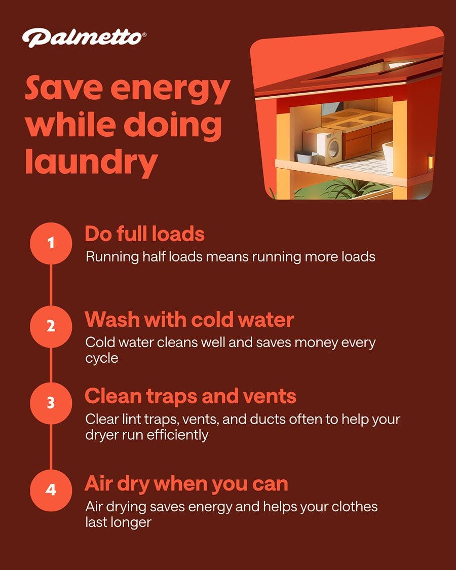 Tips for doing laundry efficiently.