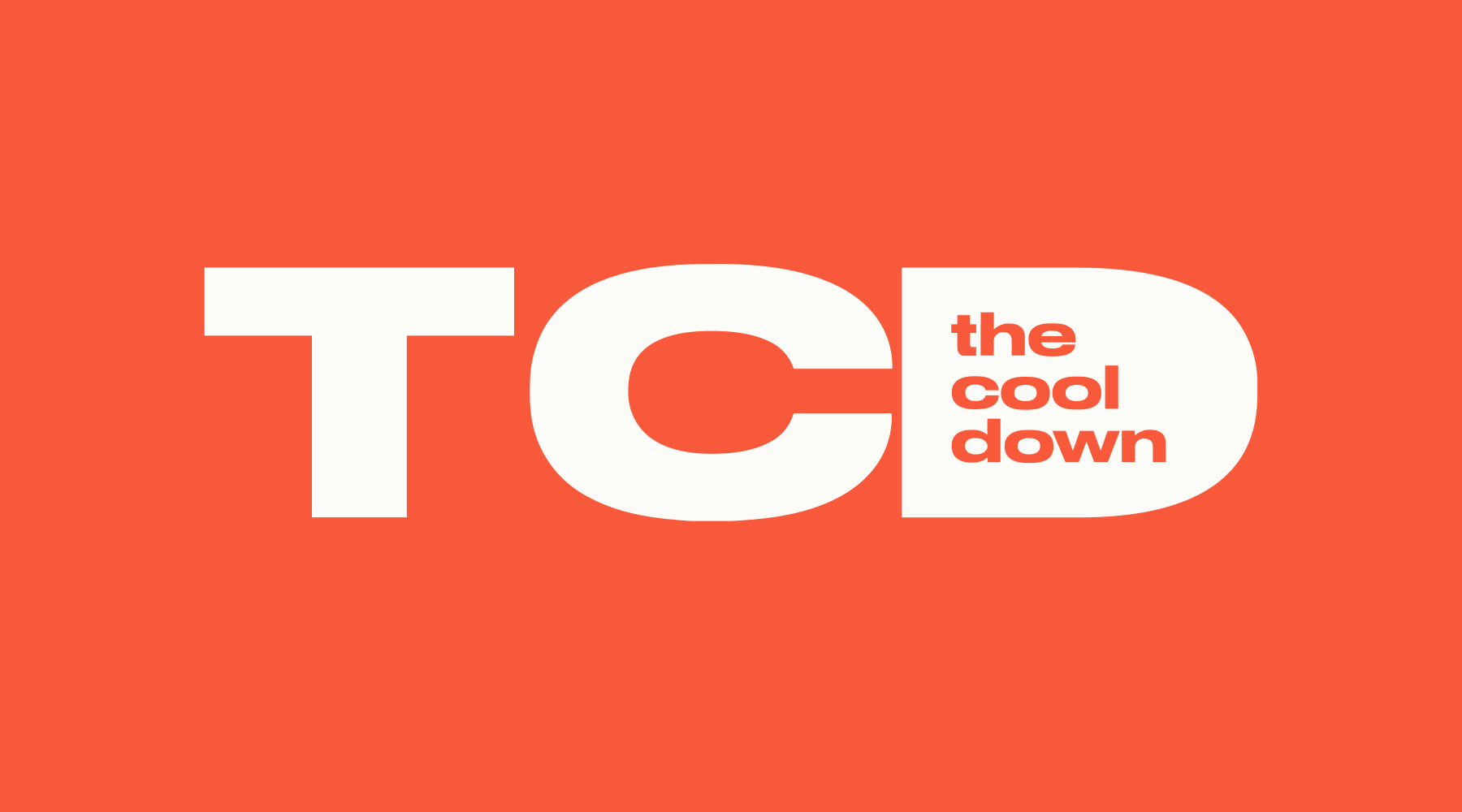 The Cool Down logo in Palmetto orange.