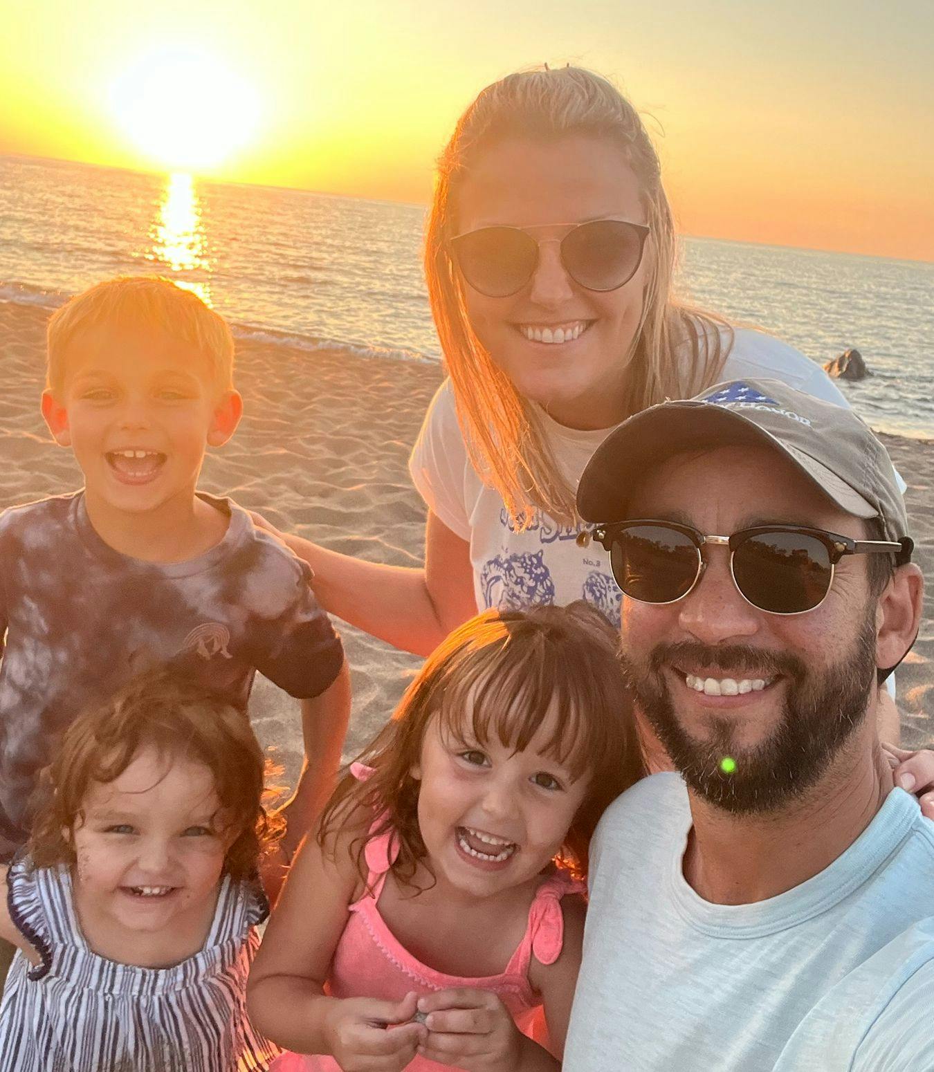 Ryan Barnett and his family.