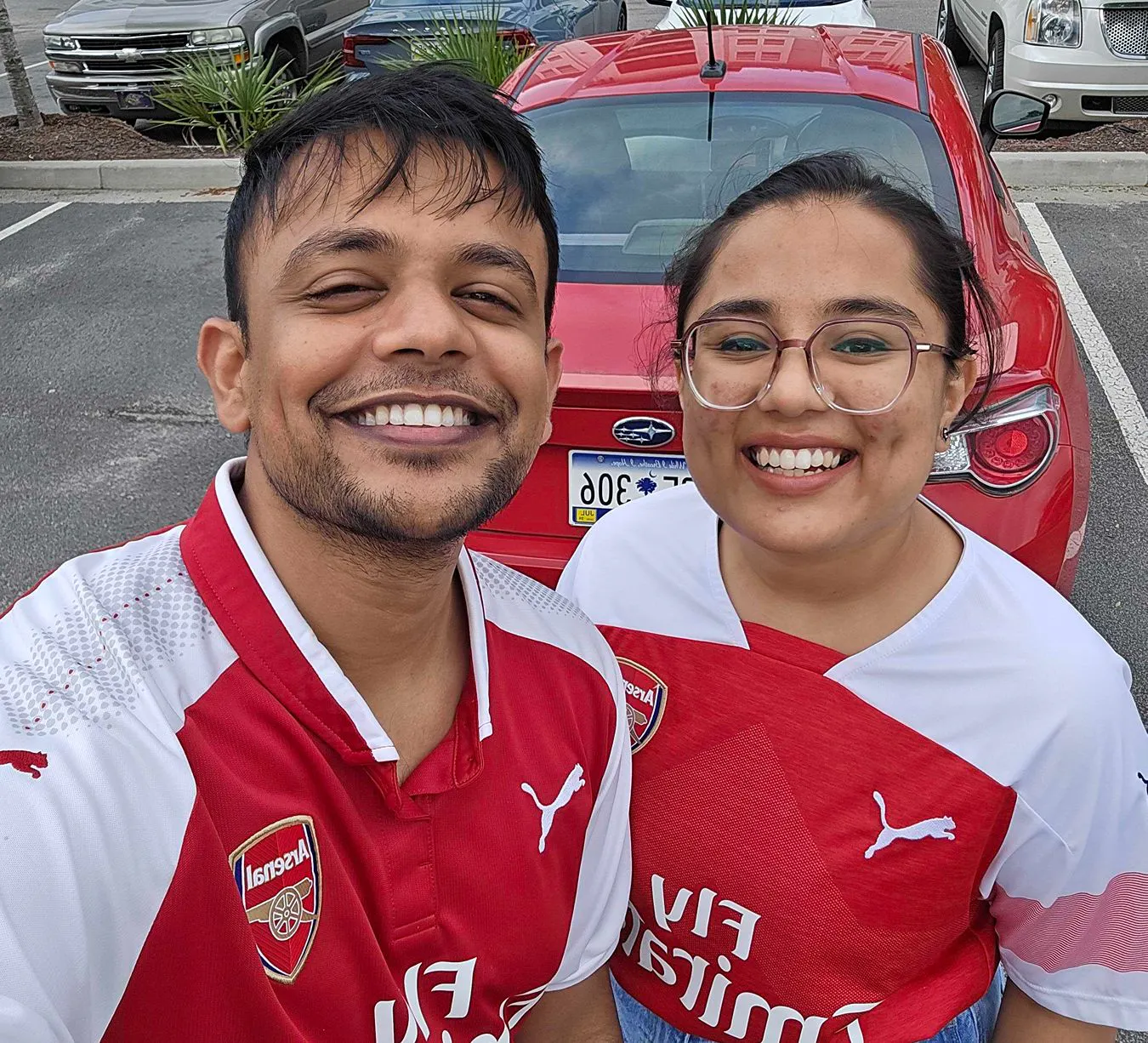 Sai in Arsenal gear.
