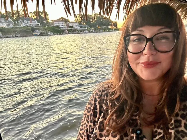 DeLena by the water.