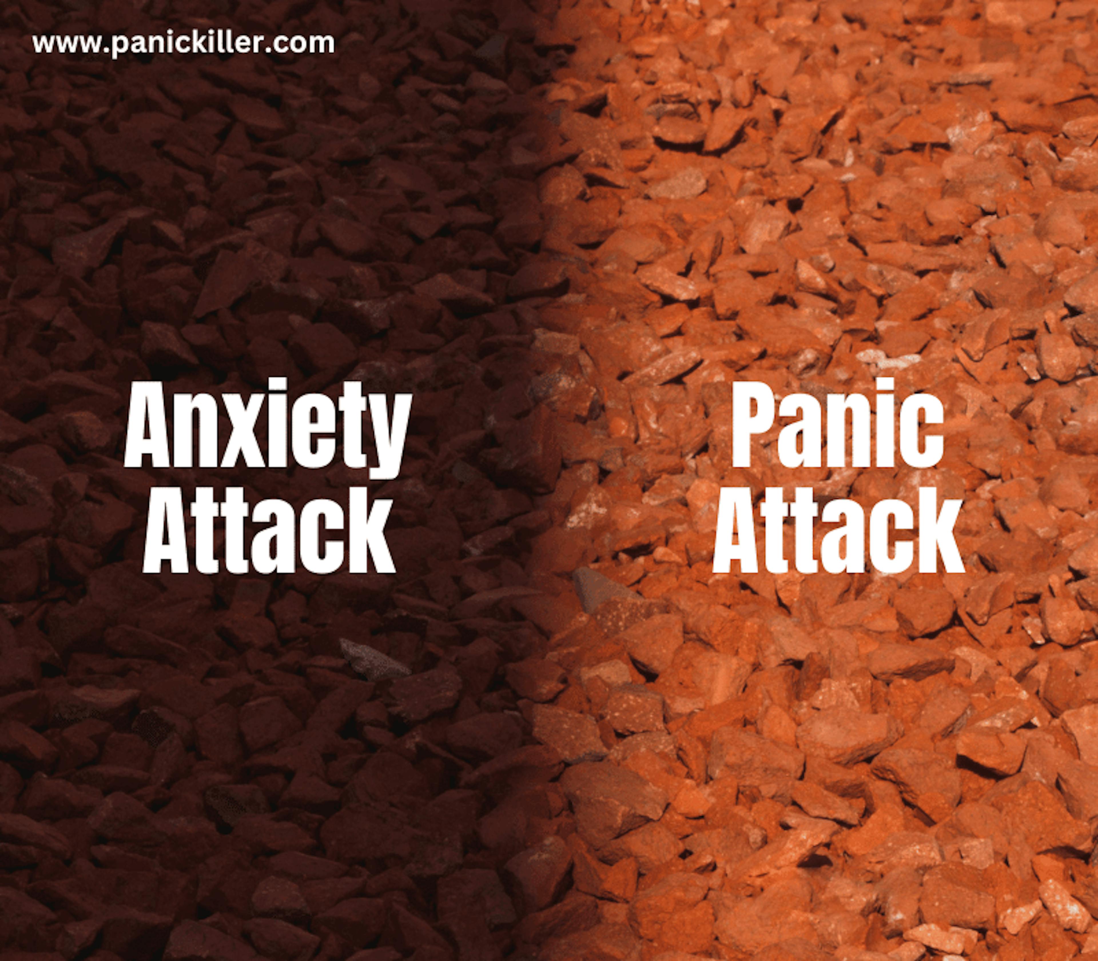 Panic attack and anxiety attack comparison