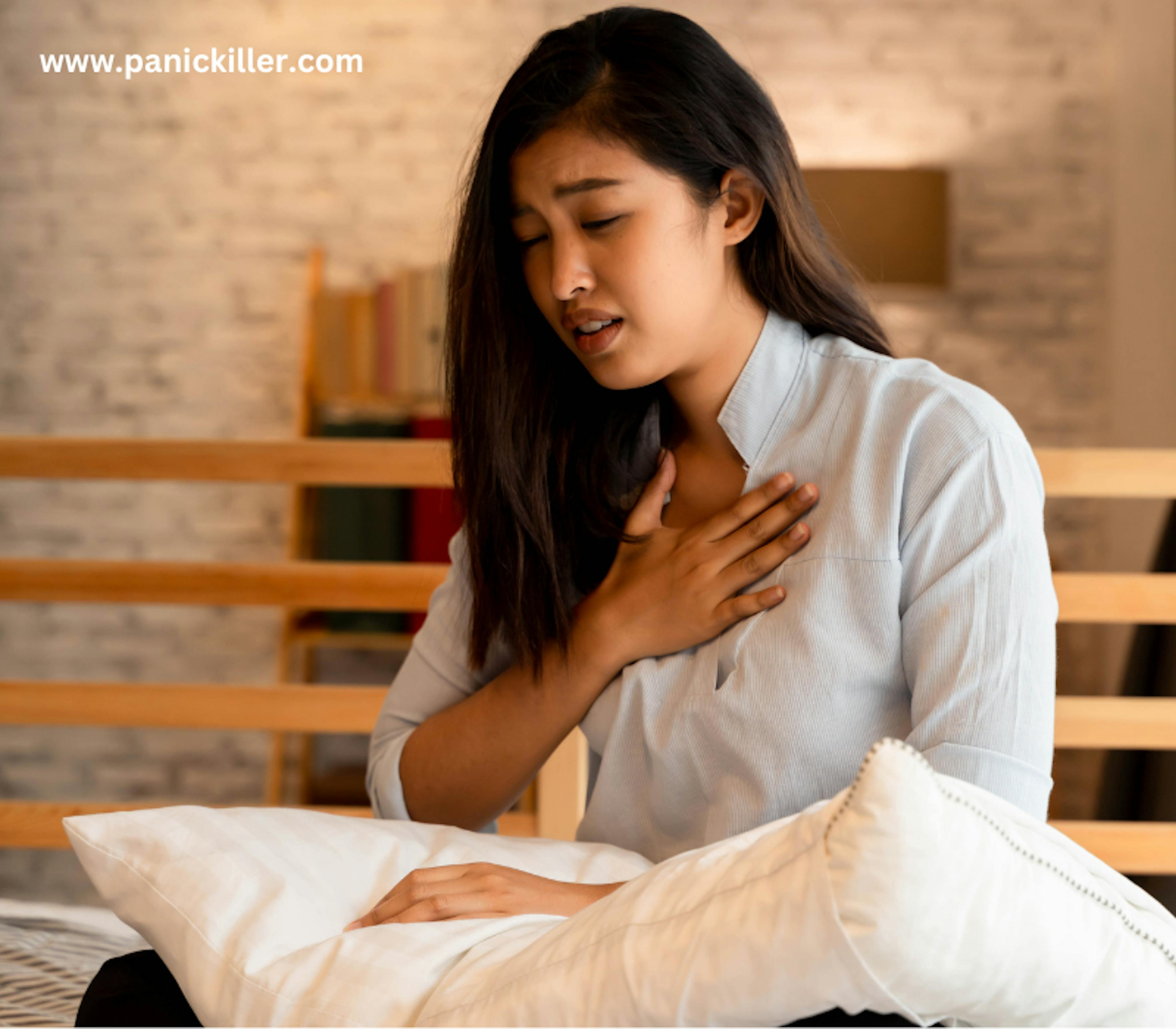 palpitation or chest tightness could be one of the symptoms of anxiety