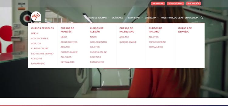 Aip Lenguage Institute para aprender inglés presencialmente