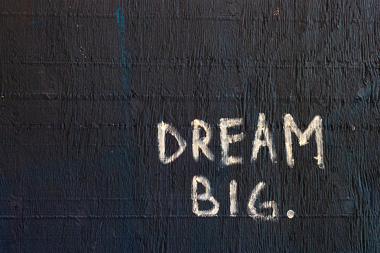 "Dream big" | Mur peint