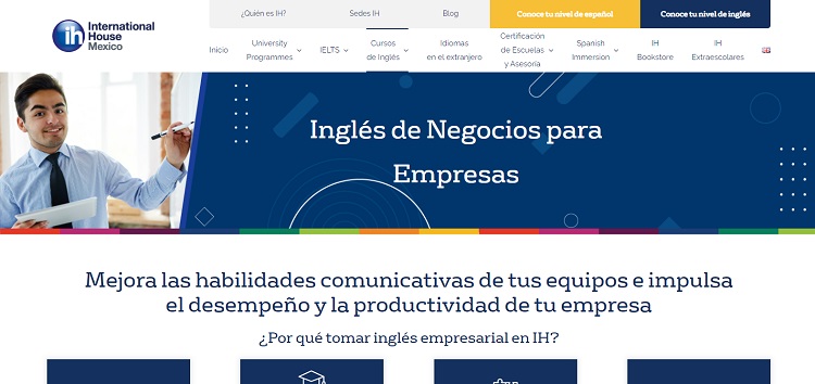 International House M&eacute;xico &ndash; Programme d&rsquo;anglais pour entreprises