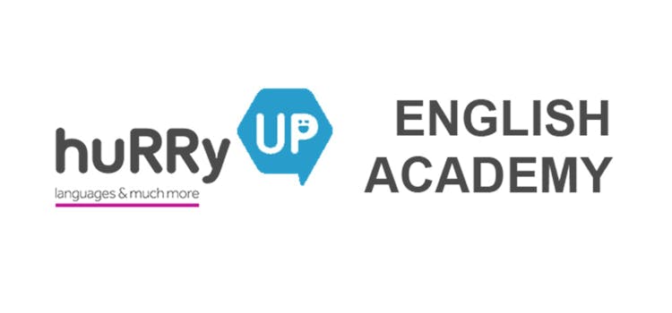 Logo del curso de inglés Hurry Up