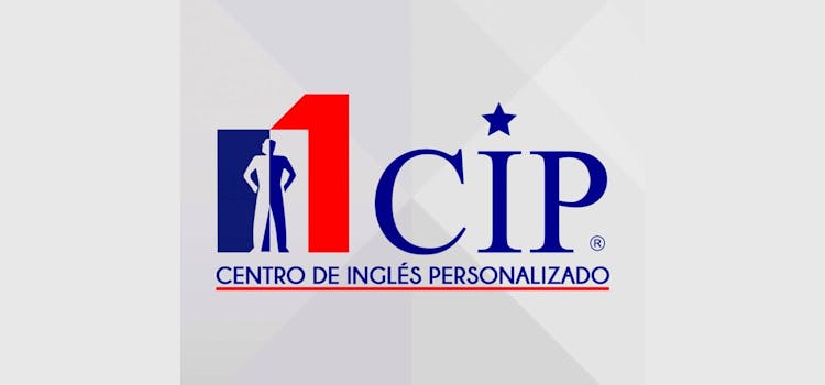 "1CIP" logo of the personalized English center in Cancun.