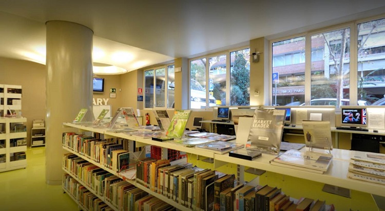 Biblioteca en sedes del British Council barcelona
