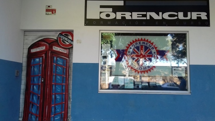 Fachada del curso de ingl&eacute;s Forencur en Sevilla.