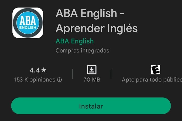 Aba English en Play Store