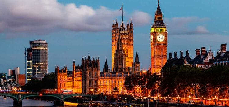 Foto de Londres donde se ve el Big Ben