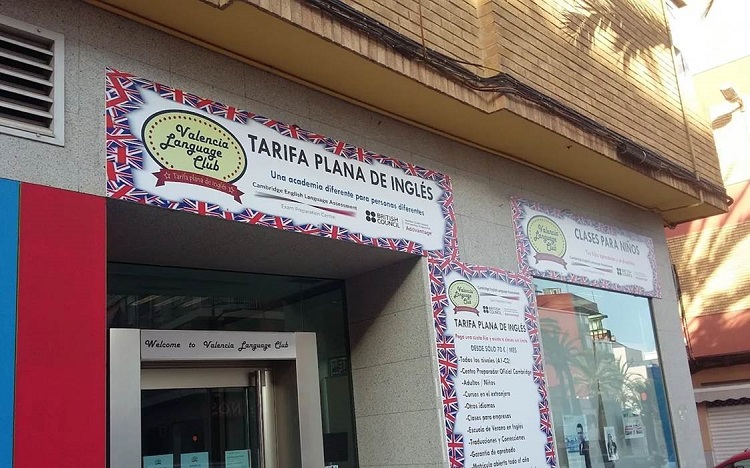 Fachada de Your Language Club en Valencia