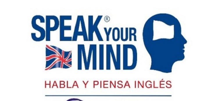 Logo del curso de inglés Speak your mind