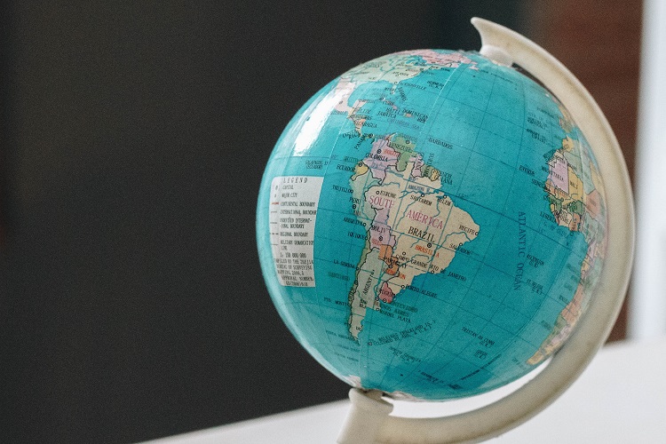 Globo geografico in plastica | Sud America