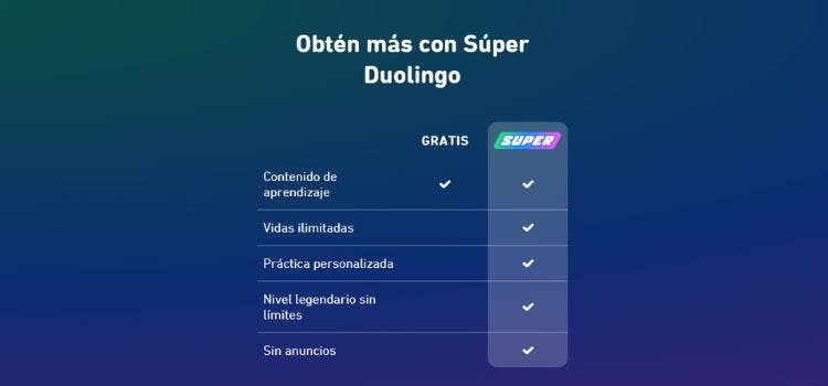 differenza tra Super Duolingo