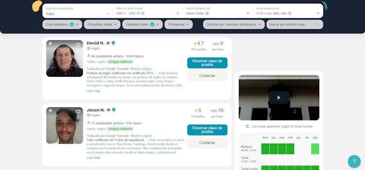 prix variables dans preply