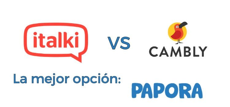 Italki e o Cambly,