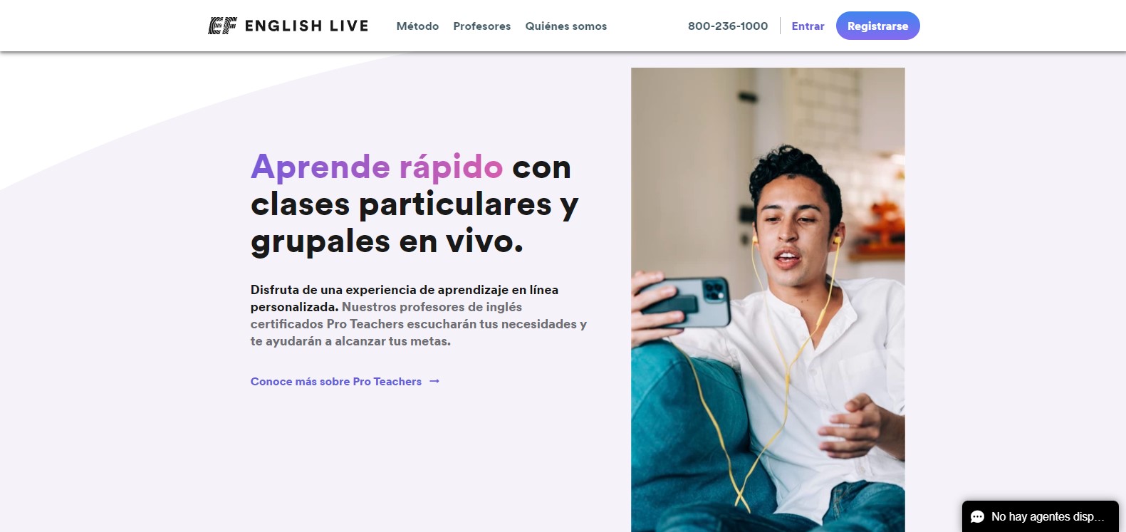 English Live, curso para aprender ingl&eacute;s