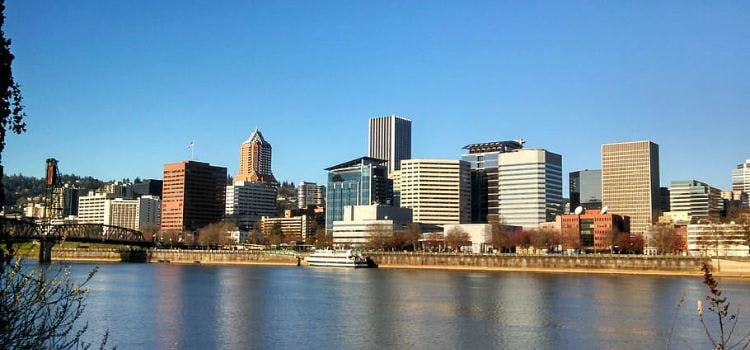 inglês em Portland