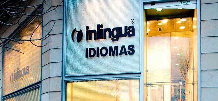Fachada de InLingua idiomas en Pamplona
