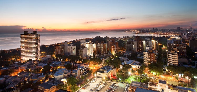 Foto aerea de Uruguay
