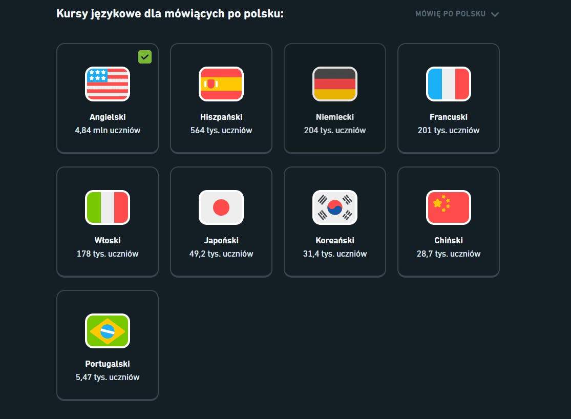 Duolingo_PL_Languages
