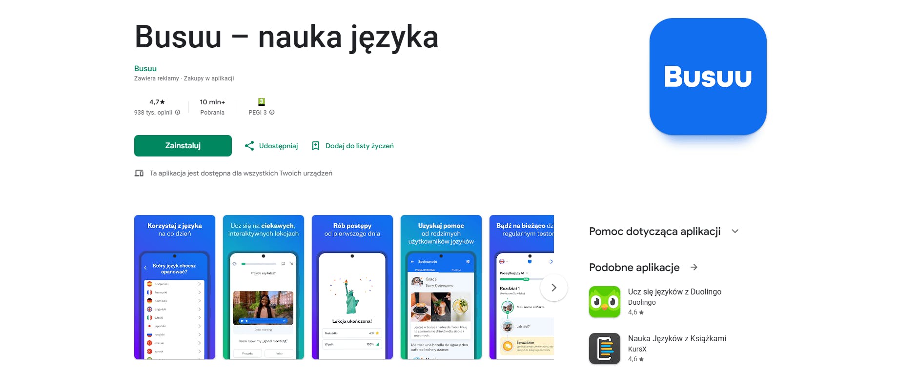 Busuu_PL_GooglePlay