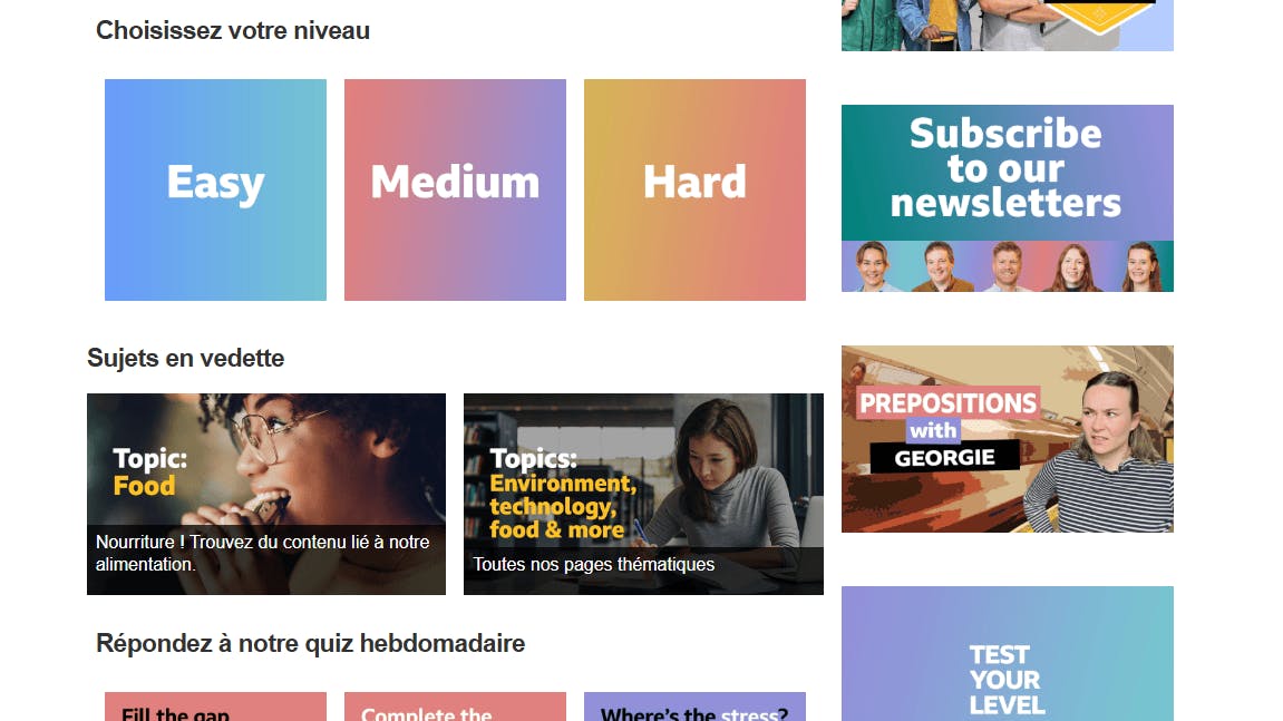 BBC Learning site web