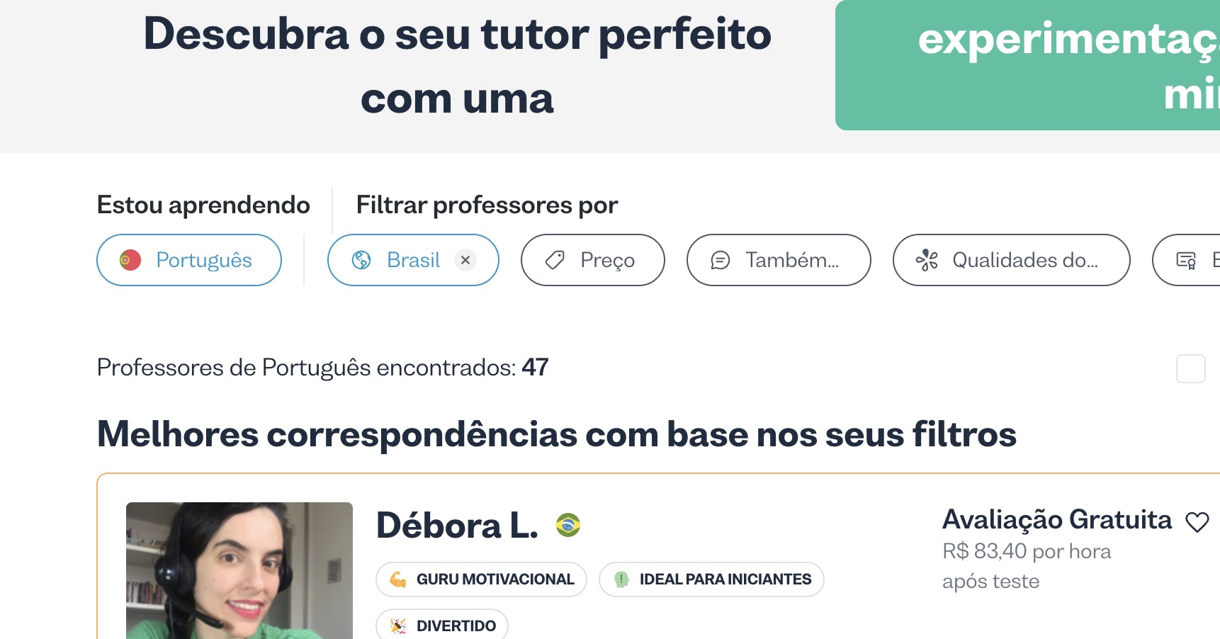 Verbling curso de inglês