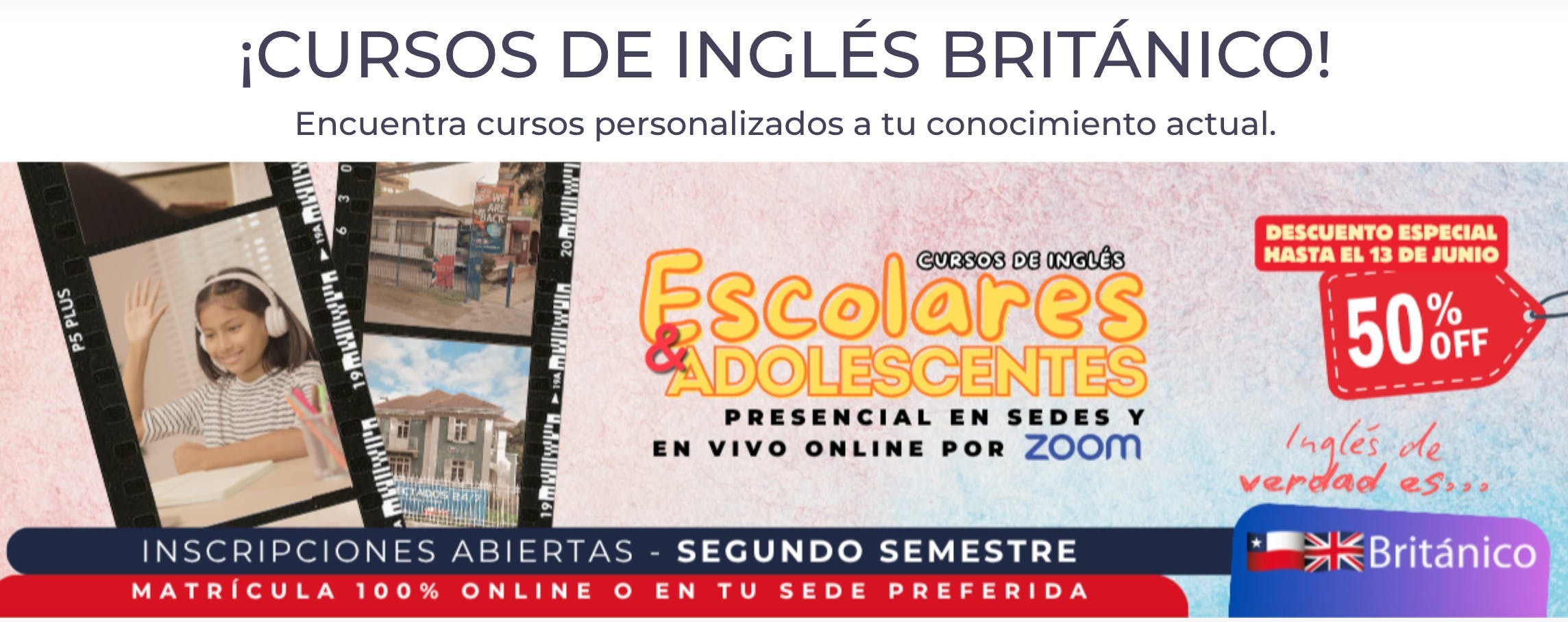 Página web del Instituto Chileno Británico de Cultura