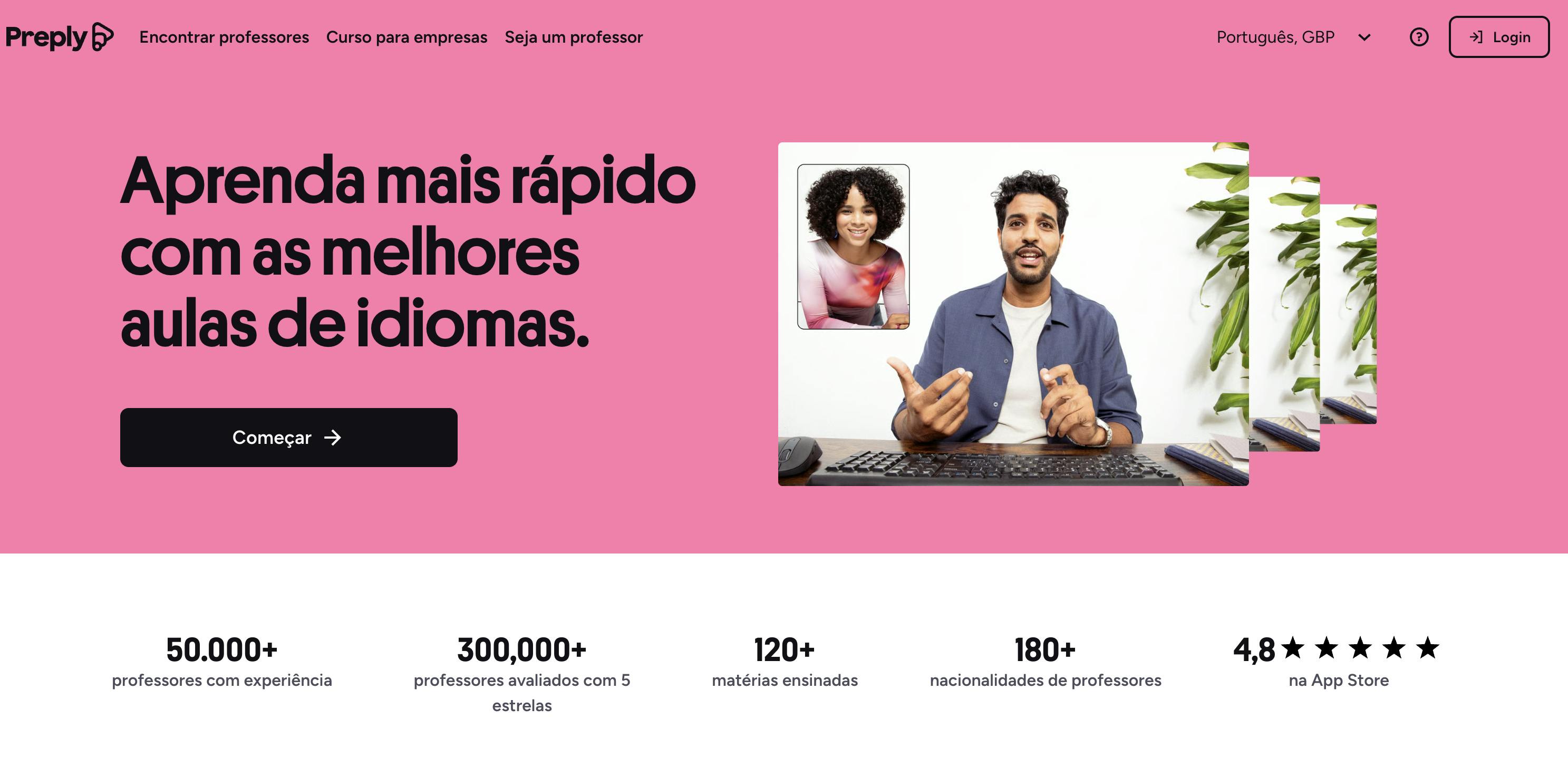 Preply escola online