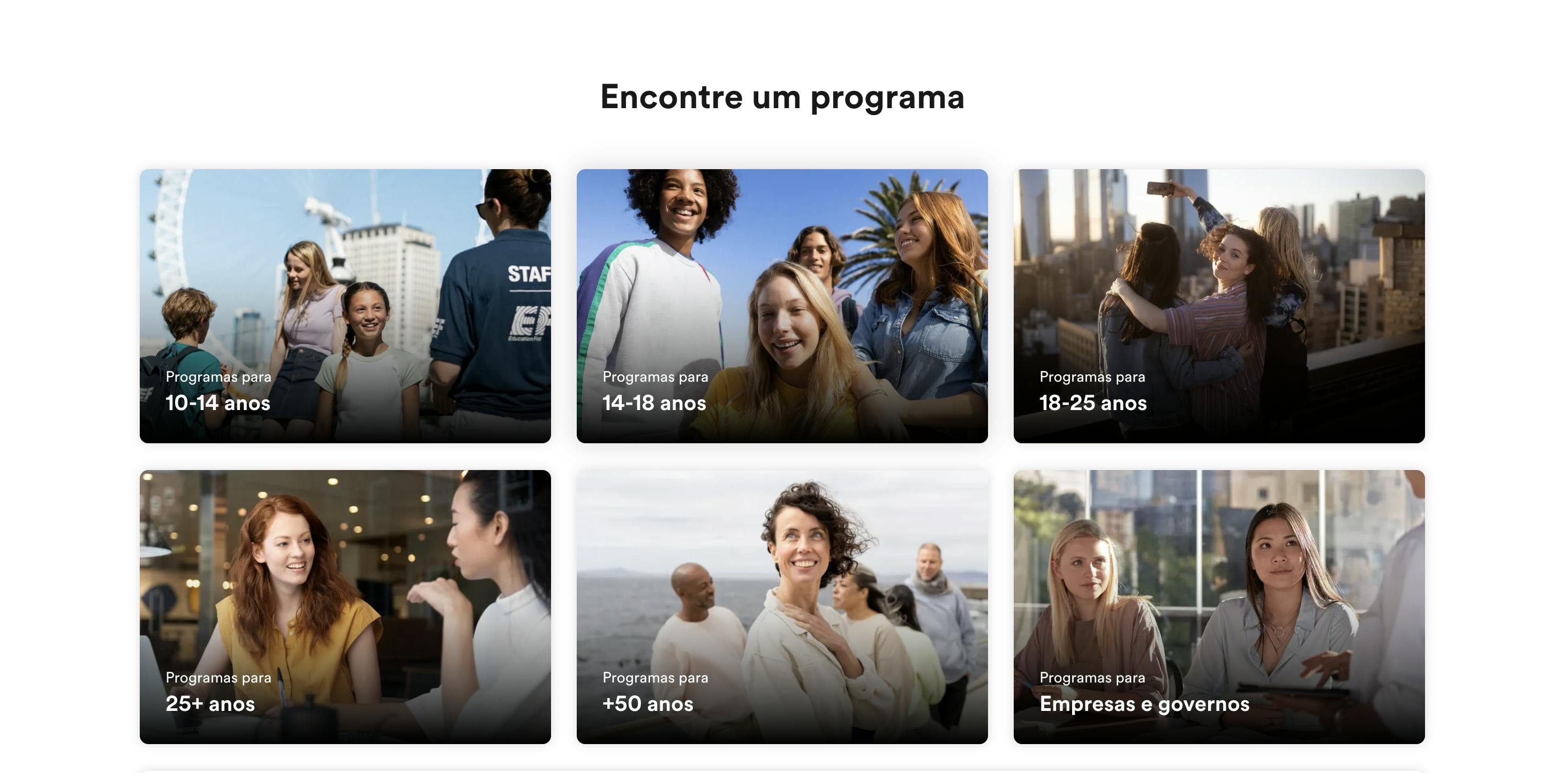 viagens internacionais com Education First Argentina