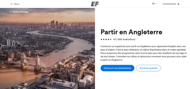 Cours d’anglais au Royaume-Uni | Education First | Page web