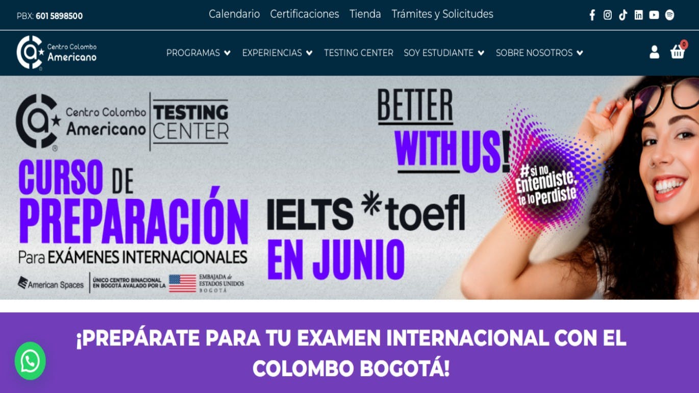 banner del colombo americano