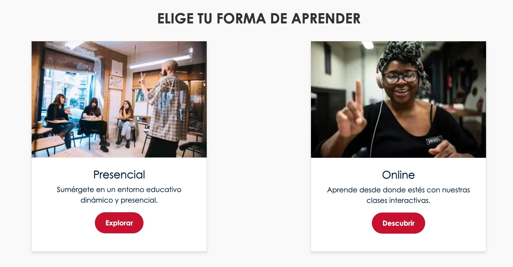 modalidades de numer 16