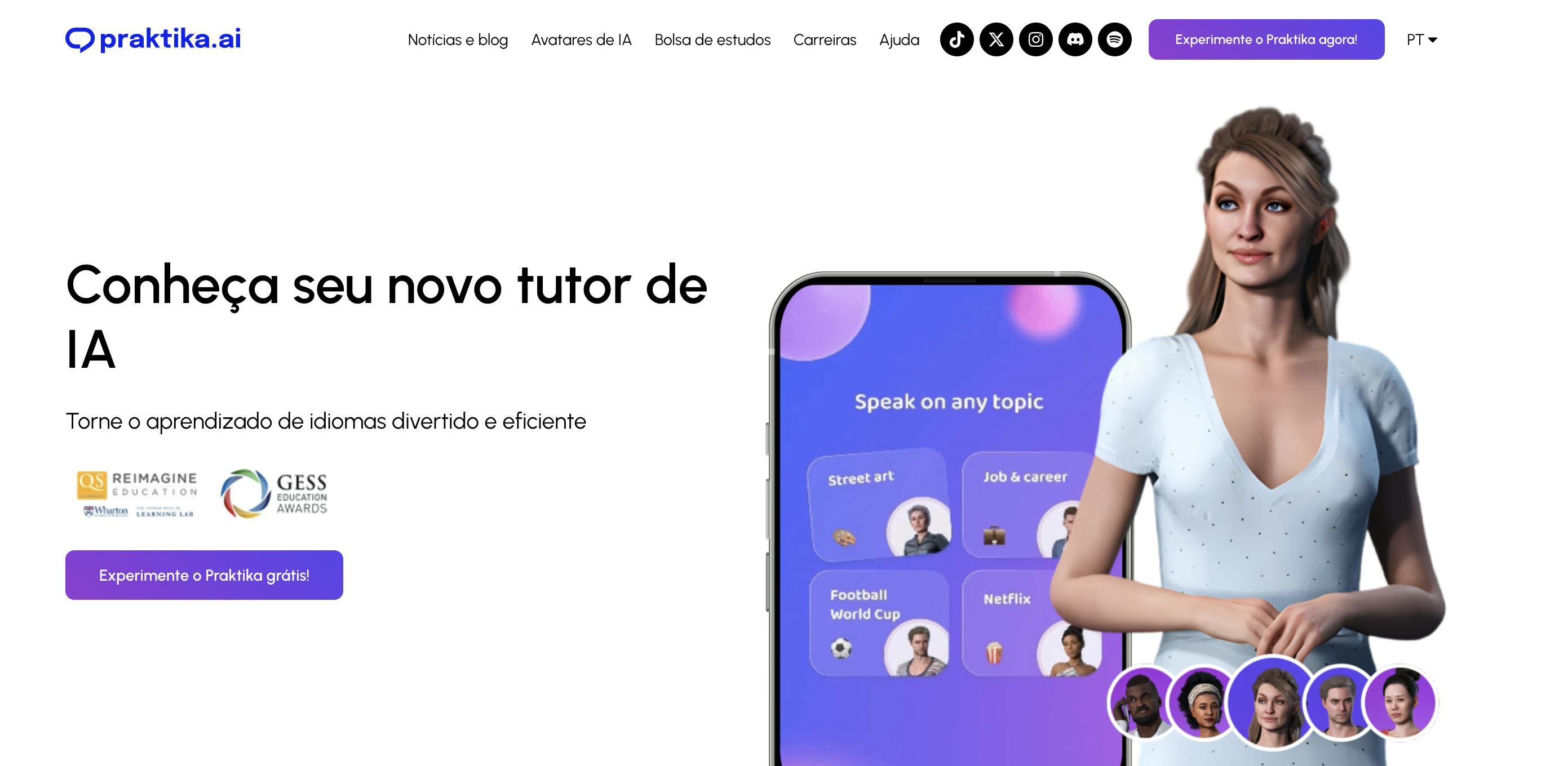 Praktika para conversar