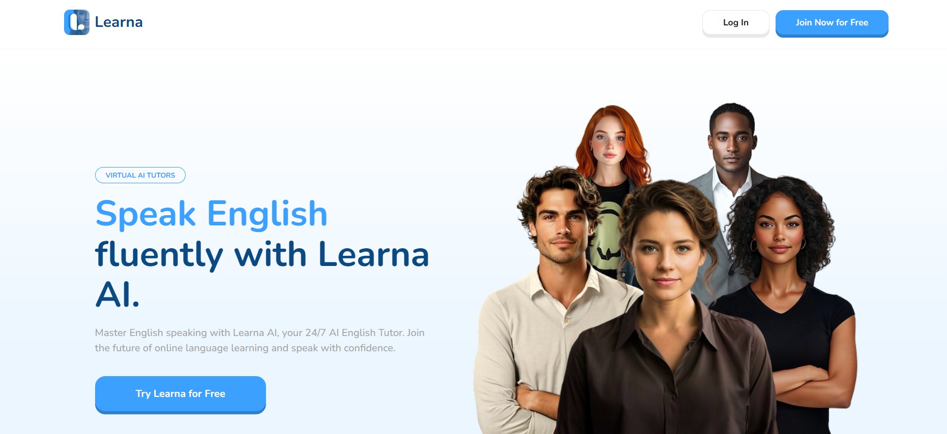 Learna AI - main page
