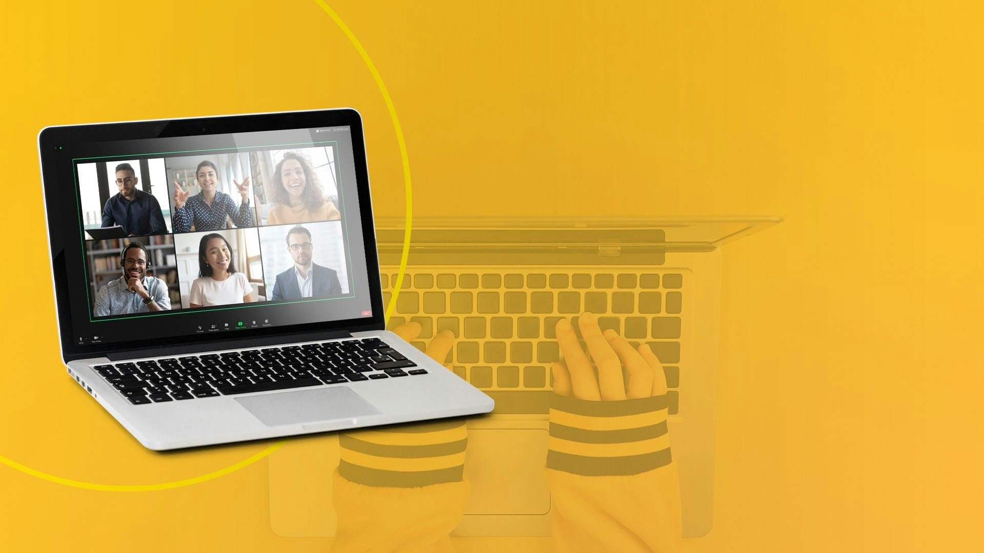 computer with beils branding