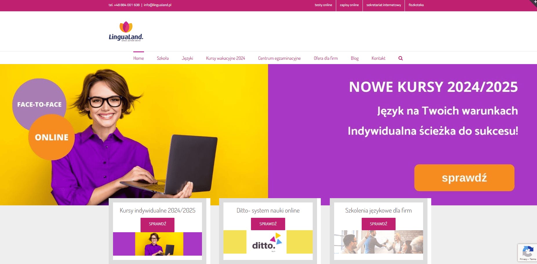 Lingualand - strona główna