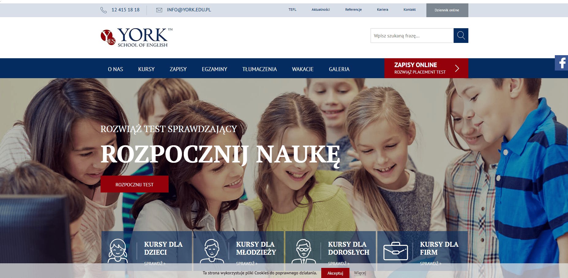 York School - strona główna