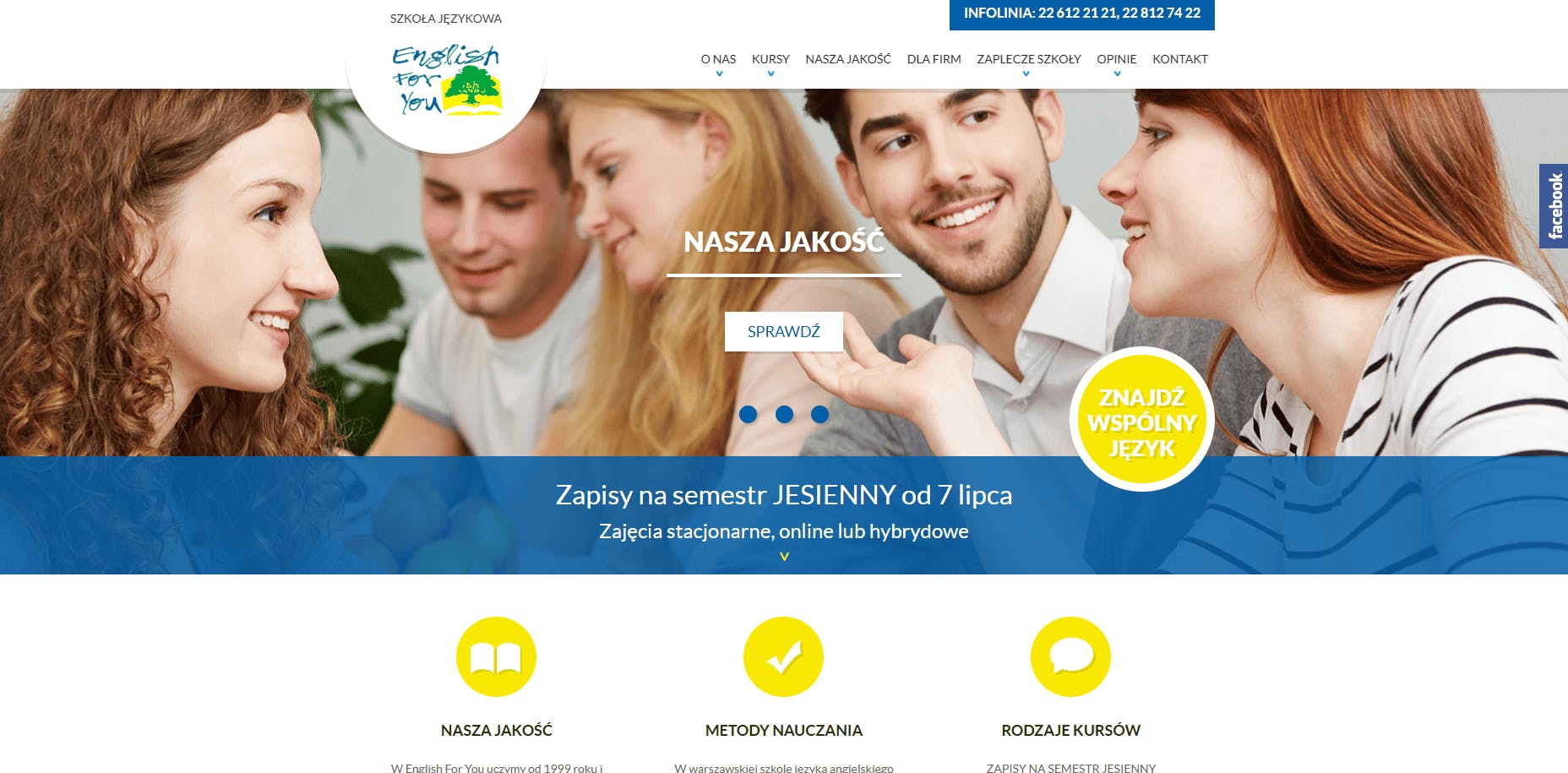 English For You - strona tytułowa