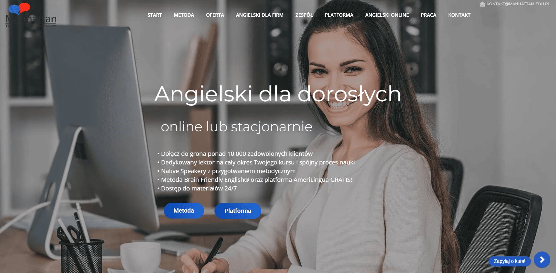 Manhattan English Academy - strona główna