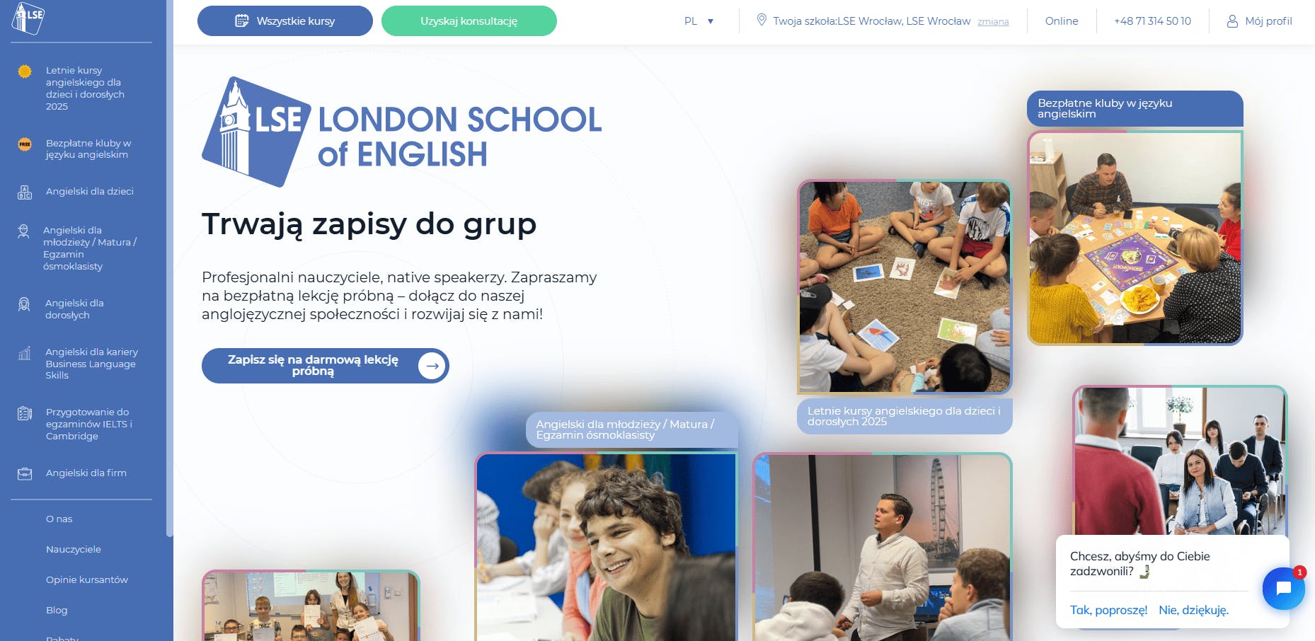 LSE - strona główna